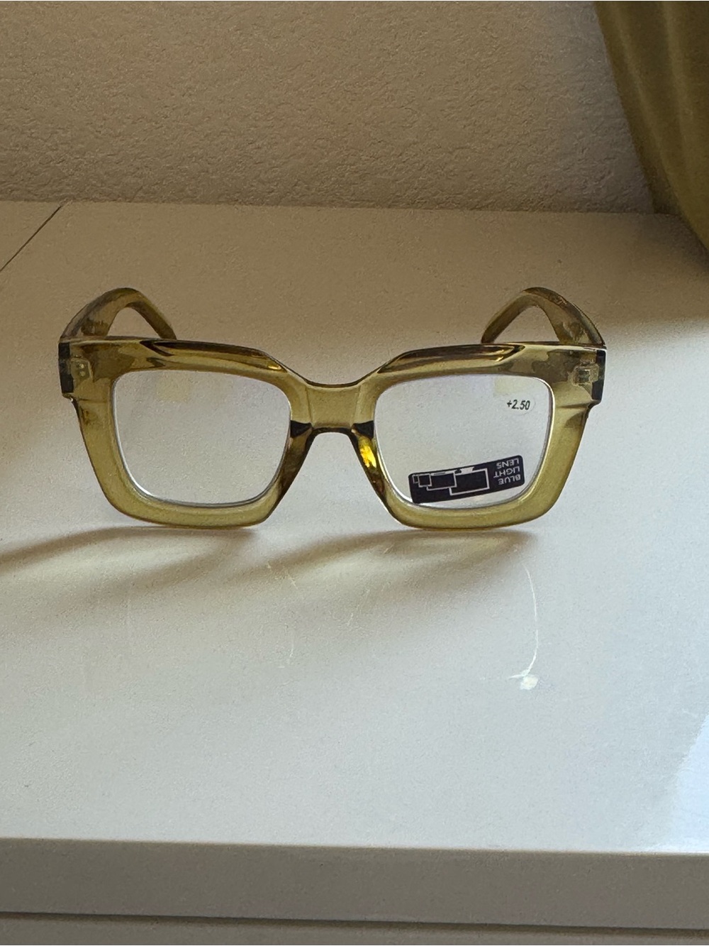 Fifth & ninth green Oversized Square Blue-Light Glasses 
No +2.5 - Picture 4 of 13